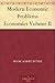 Modern Economic Problems Economics Volume II