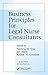 Business Principles for Legal Nurse Consultants