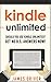 Kindle Unlimited by James Alan Driver