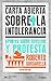 Carta abierta sobre la intolerancia: apuntes sobre derecho y protesta (Mínima) (Spanish Edition)