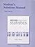 Student Solutions Manual for Introductory Statistics
