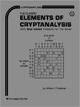 Elements of Cryptanalysis (Cryptographic Series)