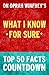 What I know for Sure - Top 50 Facts Countdown