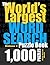 The World's Largest Word Search Puzzle Book by Patel Puzzle Books