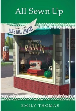 All Sewn Up (Secrets of the Blue Hill Library, #8)
