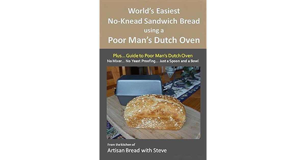 World’s Easiest NoKnead Sandwich Bread using a Poor Man’s Dutch Oven