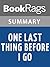 Summary & Study Guide One Last Thing Before I Go by Jonathan Tropper