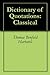Dictionary of Quotations: Classical