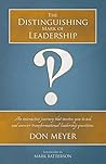 The Distinguishing Mark of Leadership