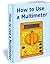 How to Use a Multimeter