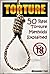 TORTURE: 50 Real Torture Methods Explained (Post Moretem, Execution, Adult books, Rated R)