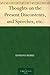 Thoughts on the Present Discontents, and Speeches, etc.