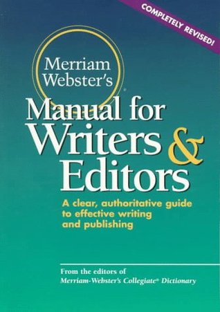 Merriam-Webster's Manual for Writers and Editors (Paperback)