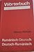 Wörterbuch Rumänisch-Deutsch Deutsch-Rumänisch by Maria Iliescu