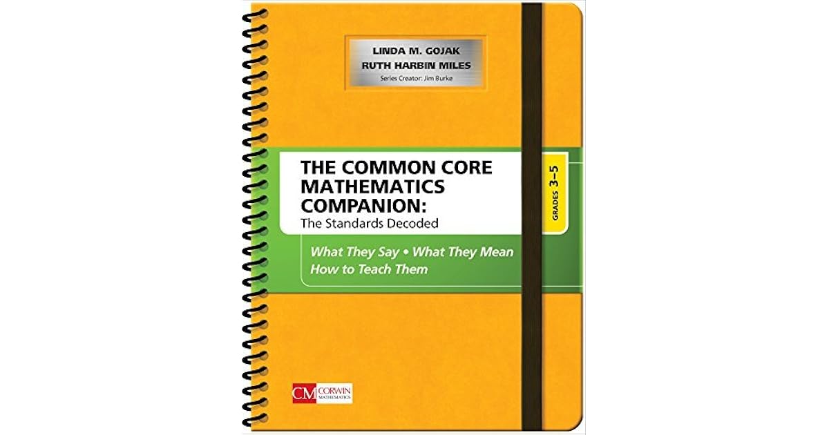 The Common Core Mathematics Companion: The Standards Decoded, Grades 3