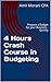 4 Hours Crash Course in Budgeting: Prepare a Budget for your Business - Quickly