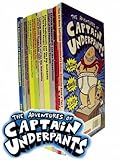 Captain Underpants Children 10 Books Set Collection Pack