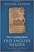 The Cambridge Old English Reader by Richard Marsden The Cambridge Old English Reader by Richard Marsden