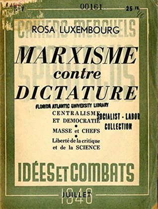 Marxisme contre dictature (French Edition)