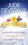 Book cover for Jude Deveraux Collectors' Edition Box Set: Lavender Morning, Days of Gold, and Scarlet Nights