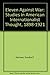 Eleven Against War: Studies in American Internationalist Thought, 1898-1921