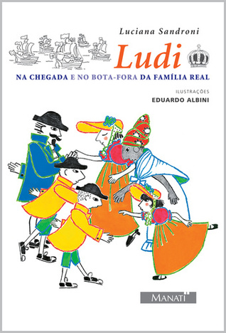 Ludi na chegada e no bota-fora da família real