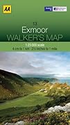 AA Walker's Map Exmoor