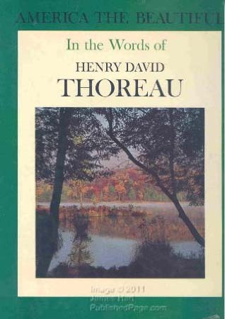 America the Beautiful in the Words of Henry David Thoreau  (Hardcover)