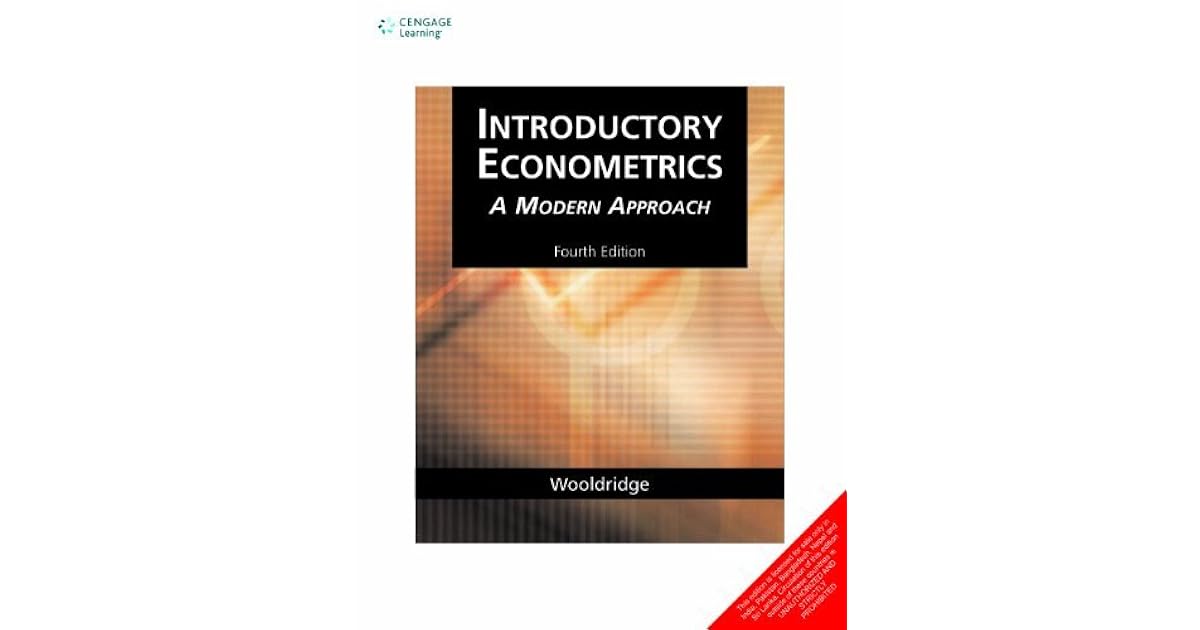 Introductory Econometrics A Modern Approach www.goodreads.com
