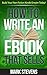 How To Write An eBook That ...