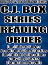 C.J. Box: Series Reading Order: A Read to Live, Live to Read Checklist [Joe Pickett Series, Cody Hoyt Series]
