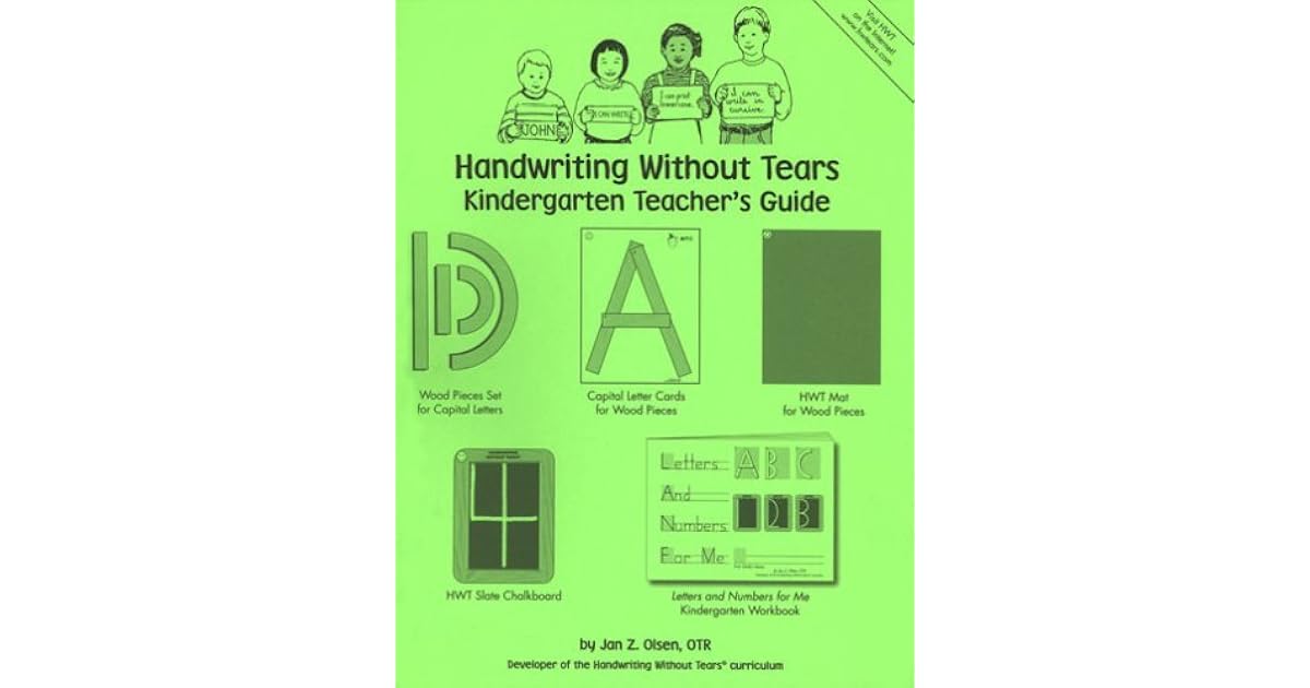 Handwriting Without Tears: Kindergarten Teacher's Guide by Jan Z. Olsen