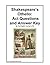 William Shakespeare's Othello: Act Questions and Answer Keys