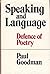 Speaking and Language: Defence of Poetry