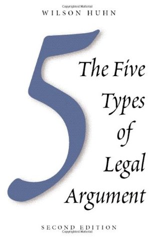 The Five Types of Legal Argument (Paperback)
