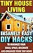 Tiny House Living: 30 Insanely Easy DIY Hacks to Maximize Your Small Space Decorate and Organize Your Tiny Home: Organizing small spaces, how to decorate ... Small House, Small Space Decorating Book 2)