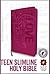 Teen Slimline Bible NLT, Index (Red Letter, LeatherLike, Hot Pink, Indexed)