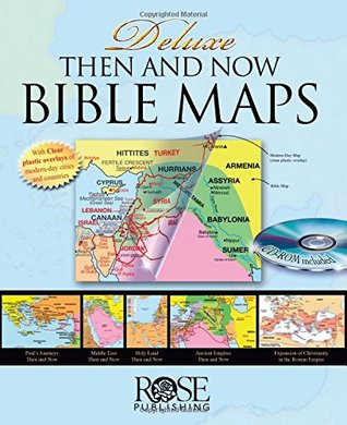 Deluxe Then and Now Bible Maps with CD-Rom: Bible Atlas with Clear Plastic Overlays of Modern Cities and Countries (Spiral-bound)