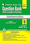 Oswaal CBSE CCE Question Bank With Complete Solutions Mathematics Class 8 Combind For Term 1 & 2 [Paperback] A Panel of Authors and NA