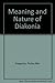 Meaning and Nature of Diakonia: Meditations and Reflections on the Twofold Ministry of Diakonia