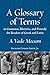 A Glossary of Terms in Grammar, Rhetoric, and Prosody for Readers of Greek and Latin: A Vade Mecum (Latin Edition) (Latin and English Edition)