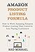 AMAZON PRODUCT LISTING FORMULA - How to Write Amazing Amazon ... by Red Mikhail