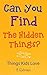 Can you Find the Hidden Things?: Things Kids Love (Questions to Ask)