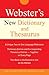 Webster's New Dictionary and Thesaurus by Michael E. Agnes