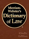 Merriam-Webster's Dictionary of Law, Kindle Edition