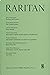 Raritan Volume XXXIV Number 4