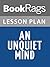Lesson Plans An Unquiet Mind