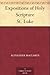 Expositions of Holy Scriptu...