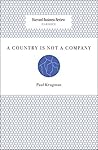 A Country Is Not a Company (Harvard Business Review Classics) Book cover for A Country Is Not a Company (Harvard Business Review Classics)