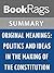 Summary & Study Guide Original Meanings: Politics and Ideas in the Making of the Constitution by Jack N. Rakove